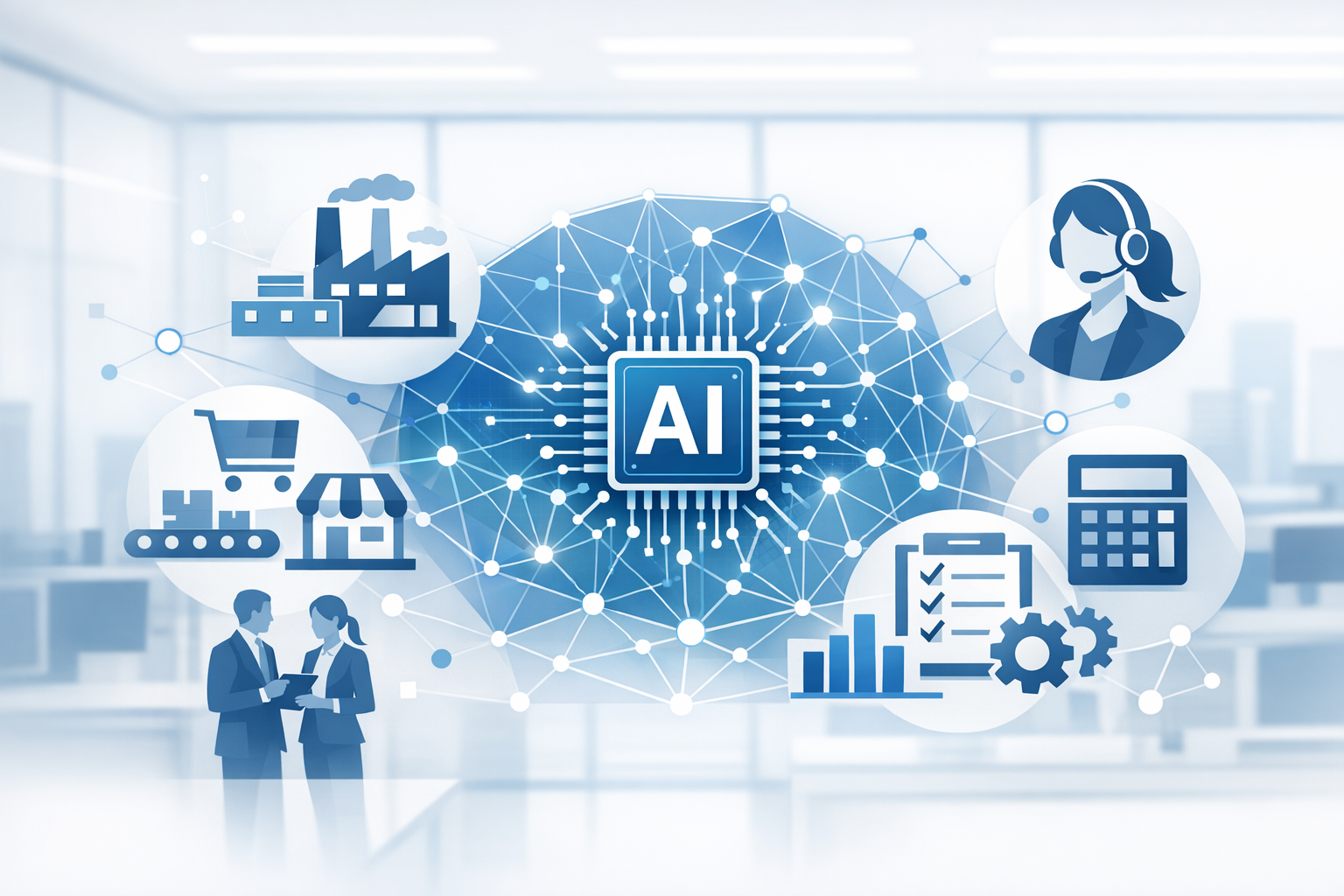 産業別のプロが教えるAI活用術：比較・導入手順・判断基準を現場レベルで解説のメインビジュアル