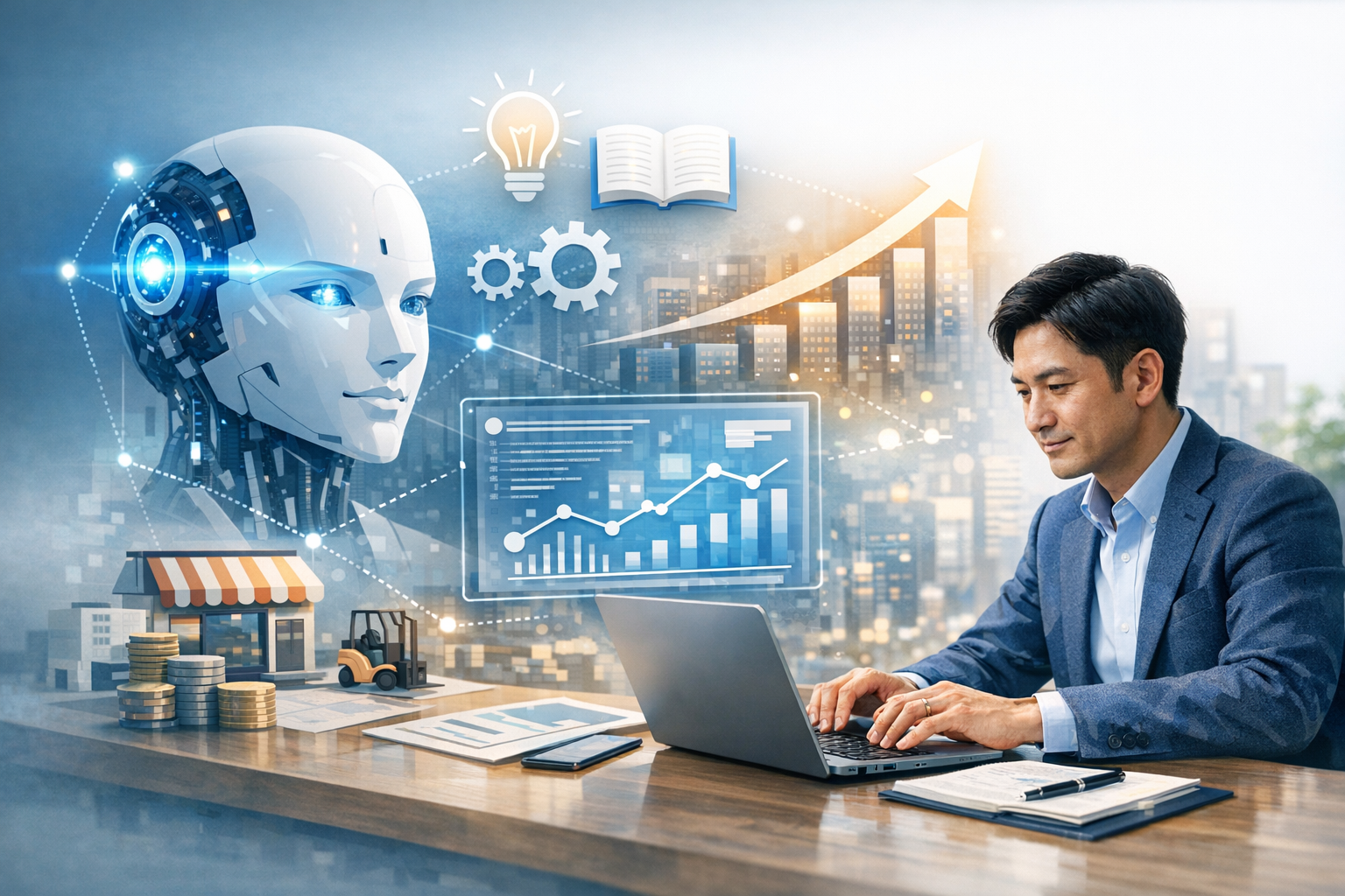スキルで使える生成AIの実践事例：中小企業オーナーのための導入比較・手順・判断基準のアイキャッチ画像