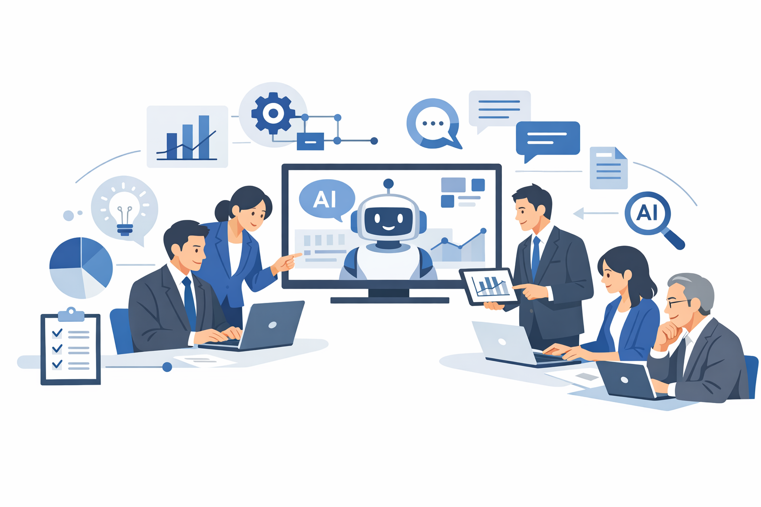 スキルで使える生成AIの実践事例：中小企業オーナーのための導入比較・手順・判断基準のメインビジュアル