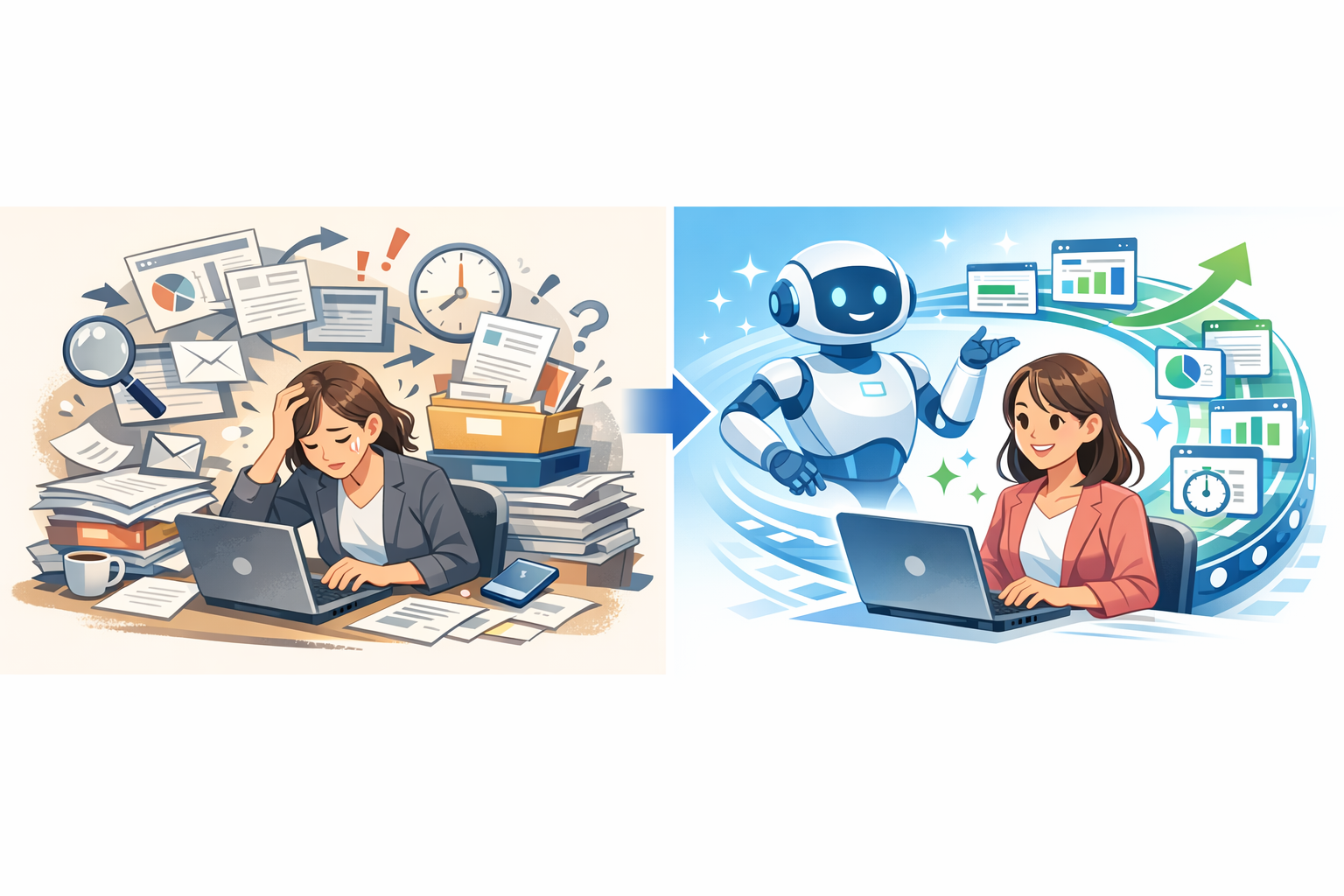 AI時代の作業効率の新しい働き方：マーケ担当の情報収集を加速する実務ガイド