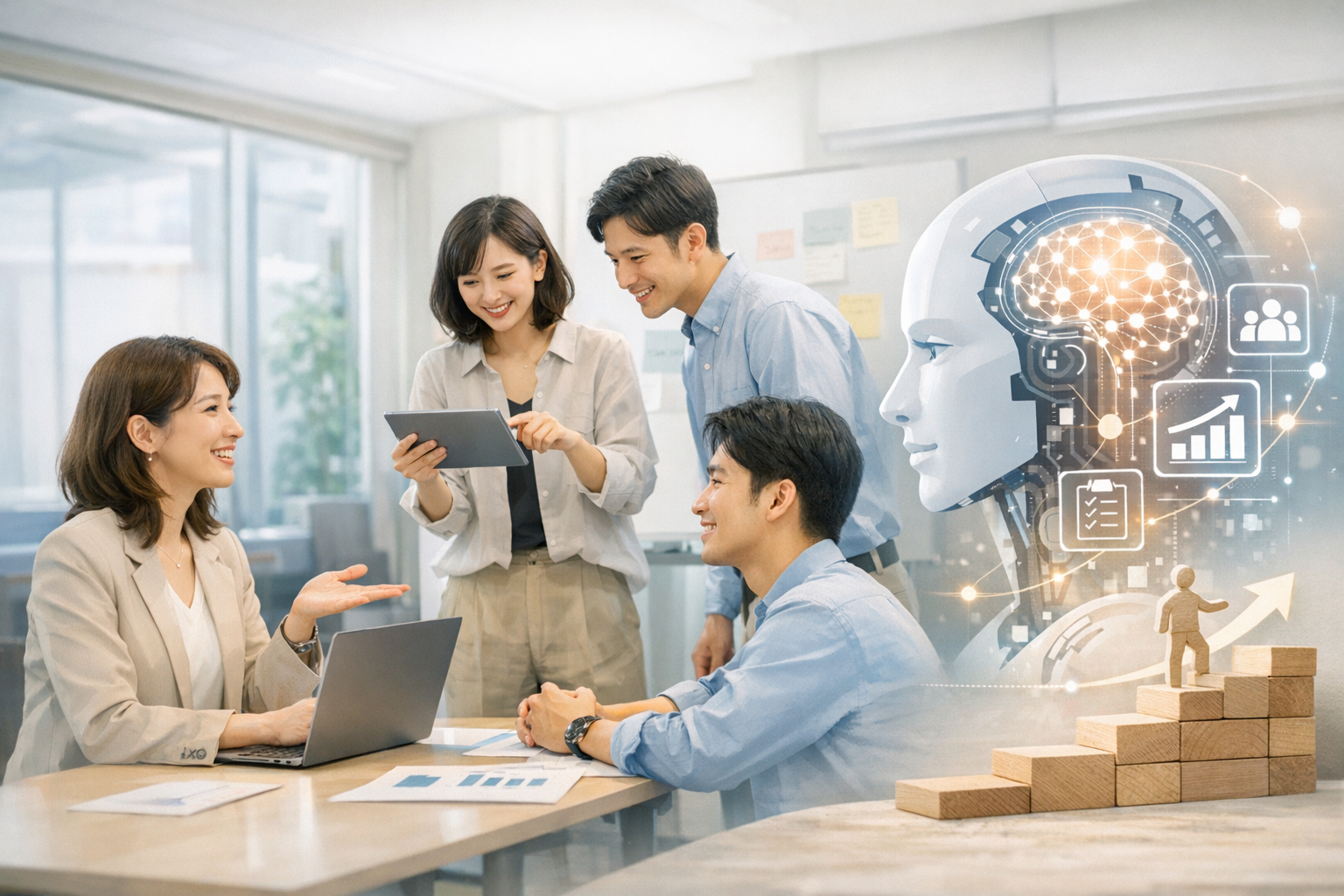 AI時代の人事の新しい働き方：実務で使える導入ステップと判断基準