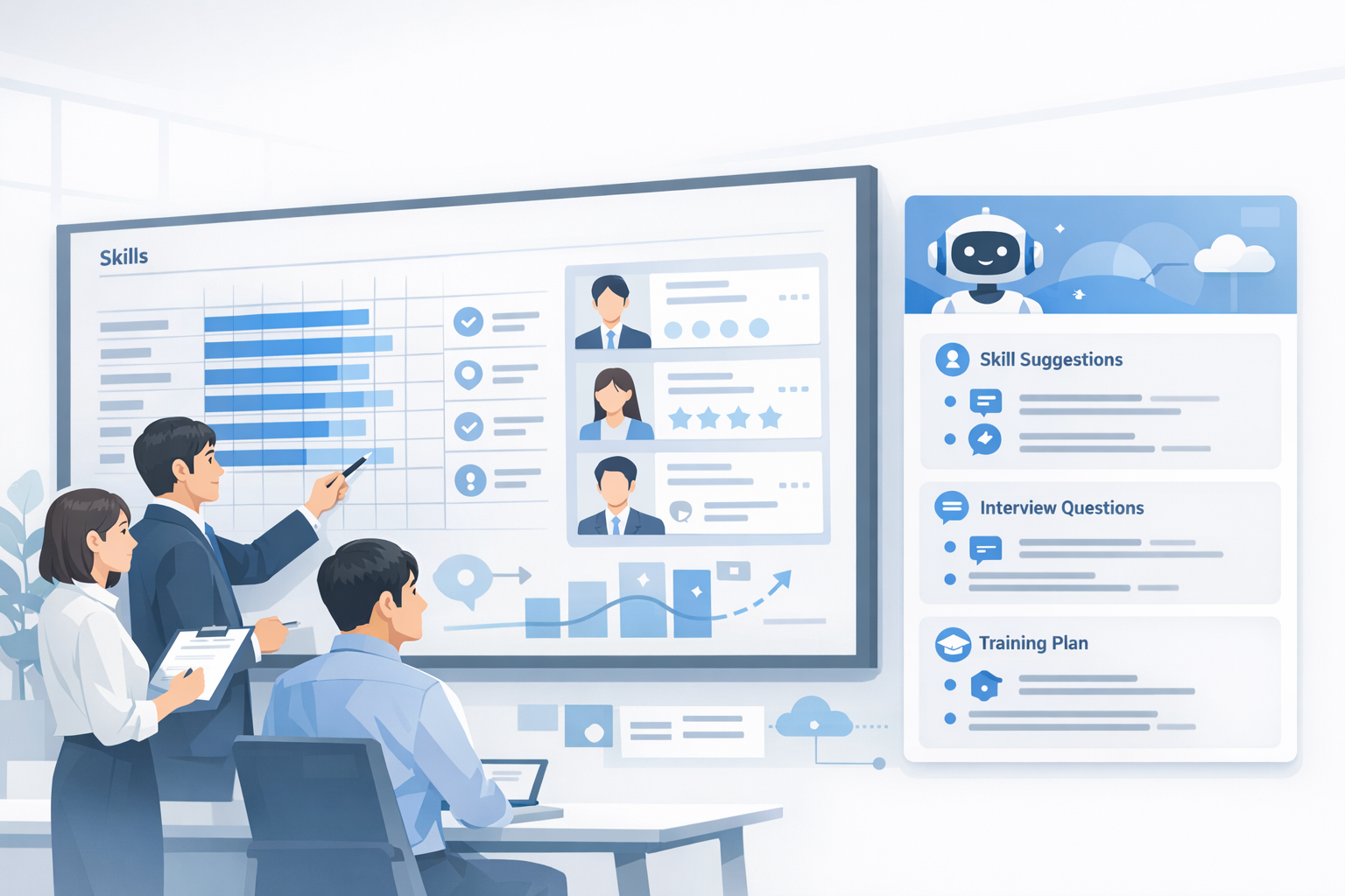 スキルで使える生成AIの実践事例：人事が今日から使える導入手順と運用の勘所のメインビジュアル