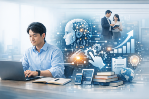 スキル業務を自動化する生成AIの使い方：用途整理、ツール比較、導入手順とガバナンスのアイキャッチ画像